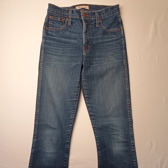 Madewell Jeans Size 24/0 Mid Rise Skinny Leg Medium Wash - Picture 2 of 9